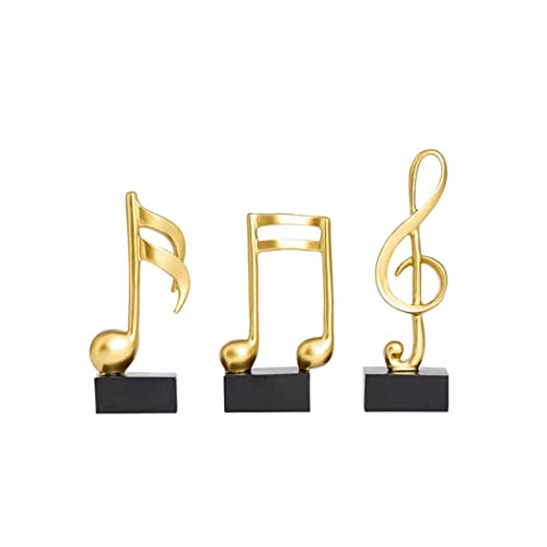 Ornements d'art dorés pour salle de classe de musique et bureau chic ZXQUEGF