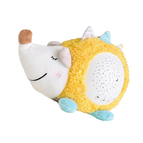 Veilleuse projecteur ciel bébé Beaupretty en peluche jaune