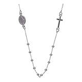  Holyart Rosenkranz Kette Amen Silber Papst Franziskus Medaille