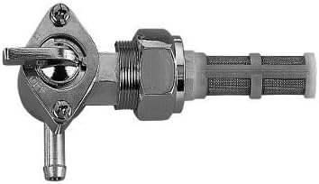 HIGH FLOW 90 DEG CHROME GAS PETCOCK PARTS FOR HARLEY GAS TANKS REPL OE 62163-75