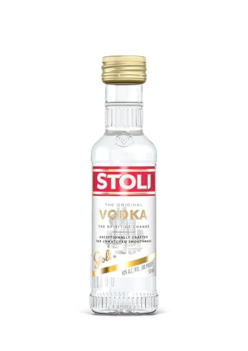 Stoli Premium Vodka 5cl Miniature 40% ABV | Original Premium Quality Classically Styled Exceptionally Smooth