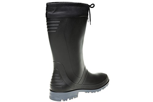 Foto von Bockstiegel Gummistiefel in Übergrößen Schwarz/Dunkelgrau Axel-M 10006_15 große Damenschuhe/Herrenschuhe, Größe:42