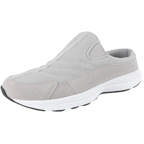 Men's Slip-On Mules | Indoor/Outdoor All Seasons Wide Slippers | Open Back Sneakers & House Shoes | Comfortable Closed-Toe Garden Clogs | Lightweight Breathable Walking Casual Loafers