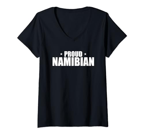 Mujer Namibia Funny Namibia Flag Country Camiseta Cuello V