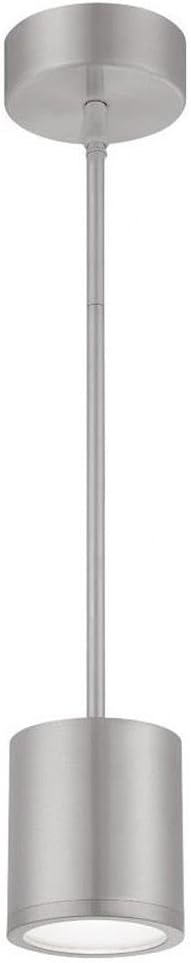 WAC Lighting PD-W2605-BZ Tube Outdoor LED Pendant Fixture, One Size, White/Bronze