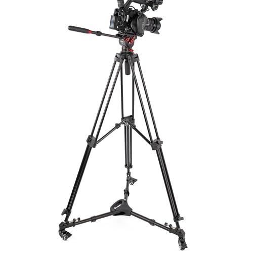 ayex Stativwagen Rollwagen Stativdolly aus Aluminium bis 18kg Tragfähigkeit