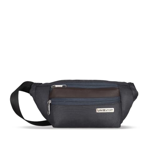 Image of Lavie Sport Alps Fanny Pack Bag | Travel Pouch with Crossbody Strap | Hiking Travel Camping Running Sports with Adjustable Strap |Unisex Fashion Waist Bag for Men & Women