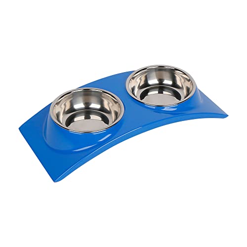 Pawsitiv Rainbow Dinner Set Sky Blue M+M350ml+ 350ml