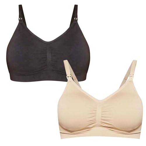 Motherhood Maternity Plus-Size Seamless Clip Down Nursing Bra