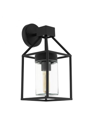 Applique d'extérieur moderne noire GL0733 Generico 1 lumière pour véranda