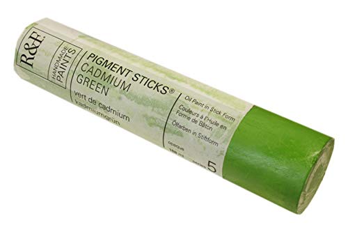 R&F Handmade Paints 2256 Oil Pigment Stick 188Ml Cadmium Green #TOP10
