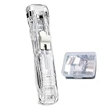 Binder Clip Stapler, 45 Sheets Capacity Fastener, Travel Stapler