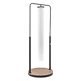 blumfeldt Kit de Ducha Exterior Portatil, Duchas de Jardín, Chorro de Agua Fijo de 4 m Ajustable de Aluminio Resistente al Agua, a los Rayos UV y a Las Heladas, Ducha para Camping y Piscina