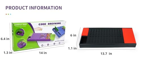 Juego de mesa Code Breaking para 2 jugadores clásico miniatura 5