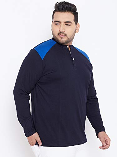 Image of Bigbanana Plus Size Men's Henley T-Shirt