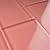 Tile Generation TCSAG-14 3x6 Pink Glass Subway Tile -Kitchen and Bath Backsplash Wall Tile (1sqt)