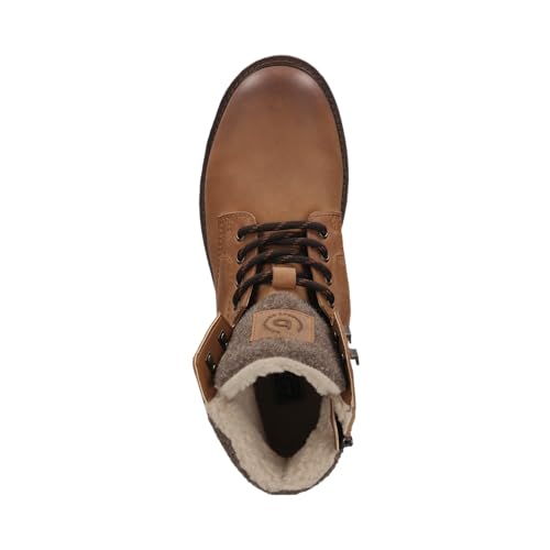 bugatti Herren Schlupfstiefel, Männer Stiefel Kaltfutter,kaltgefüttert,Winterstiefel,Winterschuhe,uebergangsstiefel,Cognac (6300)… – Ansicht 6