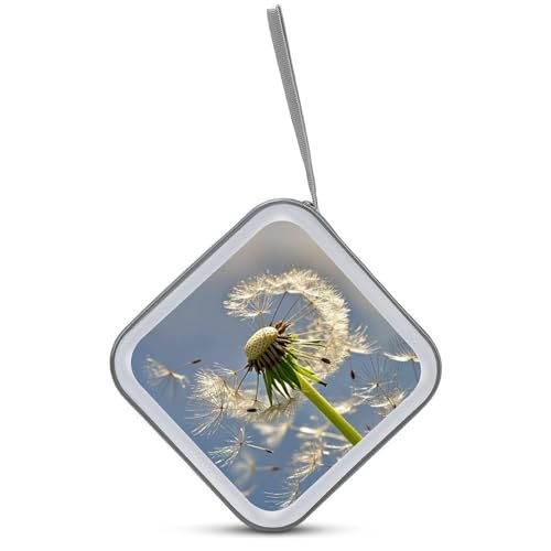 Porta CD Dandelion funda rígida capacidad 40 discos estuche para coche y viaje 4