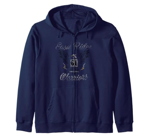 Trendy Easy Rider Warriors Vintage Eagle Logo Sweat à Capuche