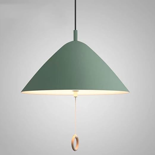 MCWYH Moderne Trapverlichting Decor, Elegante Eetkamer Hanglamp, Persoonlijkheid Schuur Hanger Armaturen, Creatieve Studie Hangende Lamp, Trekschakelaar Enkele Kop Kroonluchter