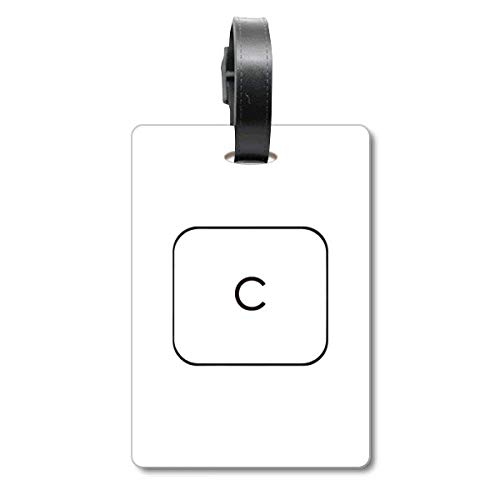 Étiquette bagage Clavier Symbole C Cruise Tourister évite la perte de valise