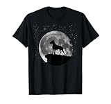 Design Dogue Argentin pour hommes et femmes. Dogo Argentino la nuit devant la lune.