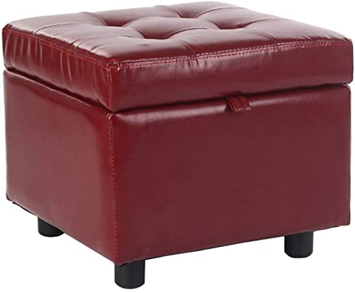 Pouf de rangement carré pour optimiser un salon encombré avec élégance
