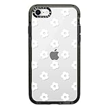CASETiFY インパクトケース iPhone SE (2020/2022) and iPhone 8/7 - Ditsy Daisies White - クリア ブラック