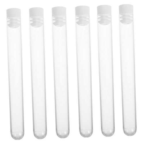 FRCOLOR 15pcs Eyelash Extension Supplies Storage Box with for Lashes Tube Plastic Test Tube Holder for Mascara Wand Travel Organizing Case