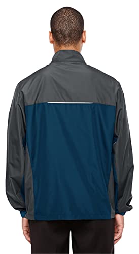 Jh Design Group Men's Ford Logo Lightweight Nylon Windbreaker Jacket (Royal Blue, Small) #TOP2