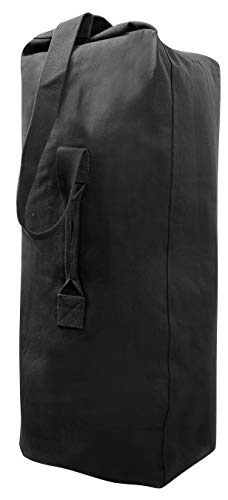 3499 BLACK TOP LOAD CANVAS DUFFLE BAGS 30 x 50