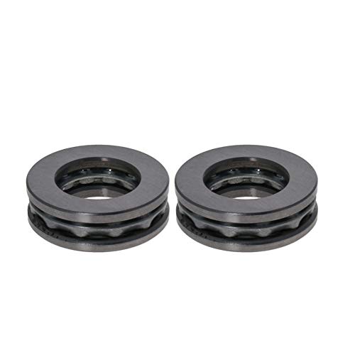Image of Othmro 51102 Thrust Ball Bearings, 2pcs 15mmx28mmx9mm Chrome Steel Roller Bearing, ABEC3 Single Row Roller