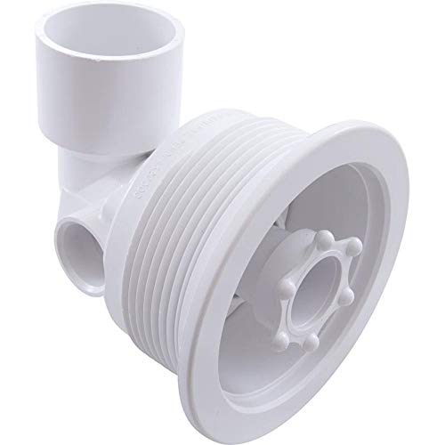 Jacuzzi Jet Cmplt, Jac Whirl HTC, 3-1/2'hs, Dir, Smth, Wht, a1/2' s, 1 1/2' s