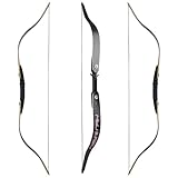 Poison Bee Hunting Bow. 40 '' Traditional Bow is Designed for Teenagers to Train in Archery and Prepare for Archery Hunting15~25LB (20LB)