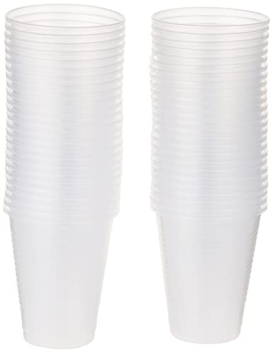 HOTPACK Plastic Clear Cup 6 oz, 50 Pieces