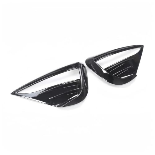 Garniture lame becquet Tesla Model Y protection antibrouillard noir brillant
