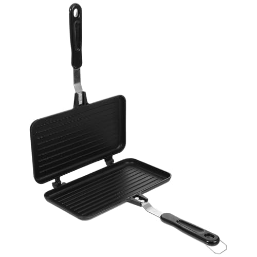 Poêle à sandwich en alliage d'aluminium stable pour toasts parfaits