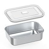 Pavezo 304 Stainless Steel Inner Container with Airtight Lid for ABY-328 Lunch Box - Replacement Tray - Refrigeration - Easy to Clean - Food Container with 1.8 Liters Capacity - Dishwasher Safe