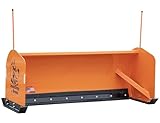 Buyers Products 2603108 ScoopDogg Skid Steer Snow Pusher, 8 Foot Wide, Orange