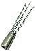 SPEARFISHING WORLD Trident Stainless Steel Multiprong Paralyzer 5 Spear Tip Harpoon Gaffs Barbed for Diving Spears Gig 6.25 inch, Ideal for Lionfish (11mm Female Threads)