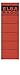 Produktbild Elba 04617-RO Rückenschild kurz selbstklebend rot 19X5,9cm 10Stück