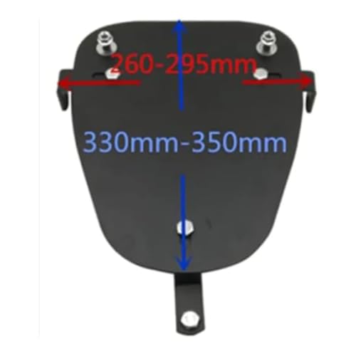 Kit de montage support de plaque pour siège simple moto Shadow Chopper - 4