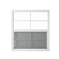 24 x 27 White Flush Mount Window, Great for Sheds, Playhouses, Barns, and Garages!