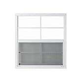 24' x 27' White Flush Mount Window, Great for Sheds, Playhouses, Barns, and Garages!