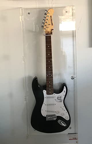 Displaygifts Electric Guitar Display Case Rack Hanger Holder Wall Mount Cabinet Lockable 98%Uv Protection #TOP3