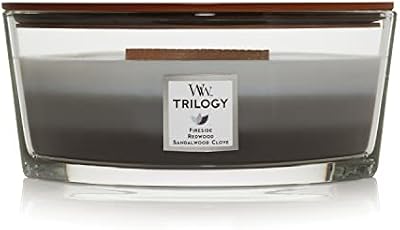 WoodWick Ellipse Vela Aromática, Multicolor (Warm Woods), 453g