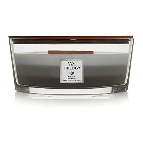 WoodWick Warm Woods Ellipse Candle Trilogy Cover