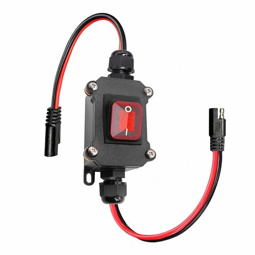 DC 12V Inline Power Switch, SAE On/Off Inline Switches