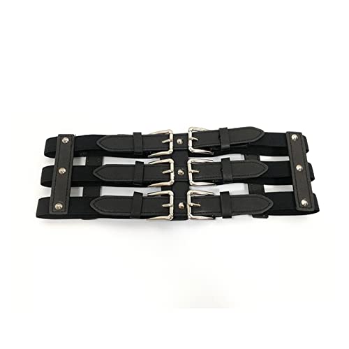 ZEBEYE Damengürtel, Übergröße, elastischer breiter Gürtel, elastischer Kleidergürtel (Gürtellänge: 66 x 10 cm, Korsettgürtel), einfarbig, 66x10cm Corset belt