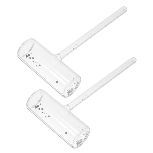 Cabilock Tubo de Vidrio para Sublimación de Martillo de Sellado para Experimentos de Física Equipo de Laboratorio Profesional 2 Unidades
